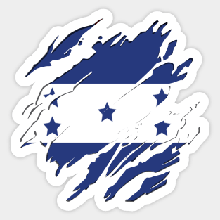 Proud Honduras Flag, Honduras gift heritage, Honduran girl Boy Friend Hondureño Catracha Sticker